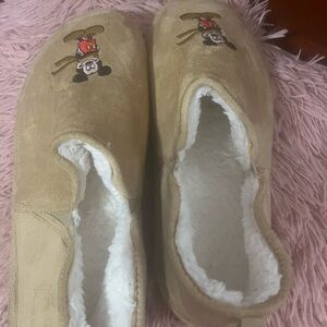 Adult size l mickey slippers